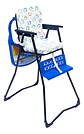 Silla Comedor Plegable Para Bebe Niña Y Niño Azul - Miniatura 9