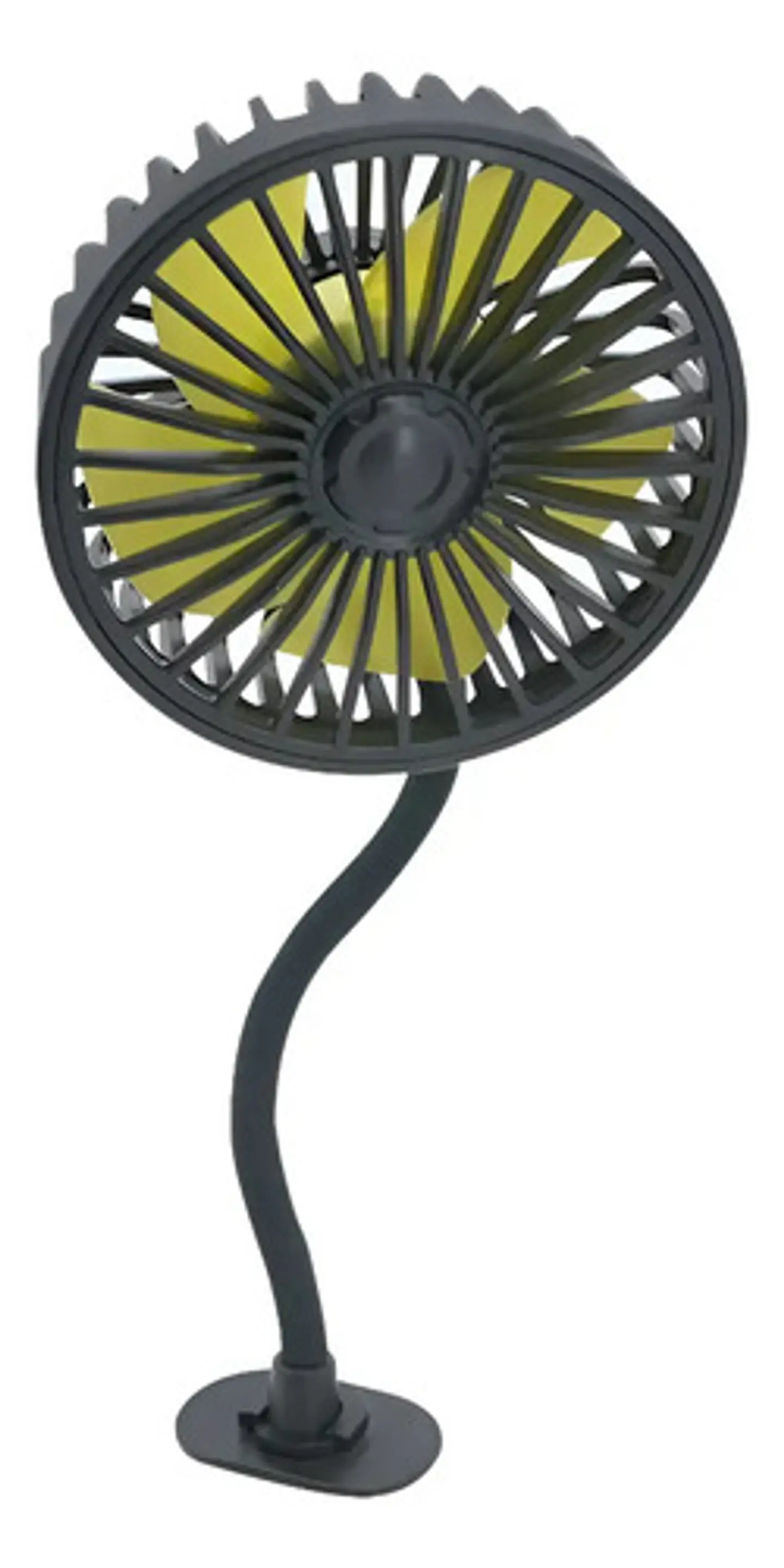 Ventilador Portatil Usb Flexible Adhesivo Cabecero De Carro 1