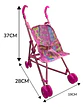 Cochecito Plegable Para Muñecas Luna Bebé Modelo E012-1 - Miniatura 2
