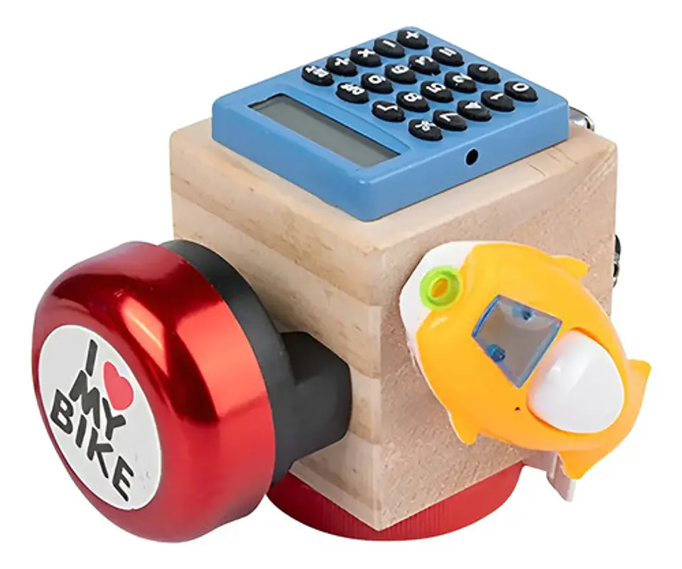Fidget Cubo Multifuncional Caja Musical Dino Spin 6 Caras 1