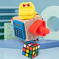 Fidget Cubo Multifuncional Caja Musical Dino Spin 6 Caras - Miniatura 6