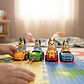 Set De Carritos De Arrastre X4 Bluey Y Sus Amigos - Miniatura 5