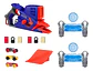 Lanzador De Coches Hasbro Flashfury Chaos C0788 Nerf Nitro Awesome Blue - Miniatura 2