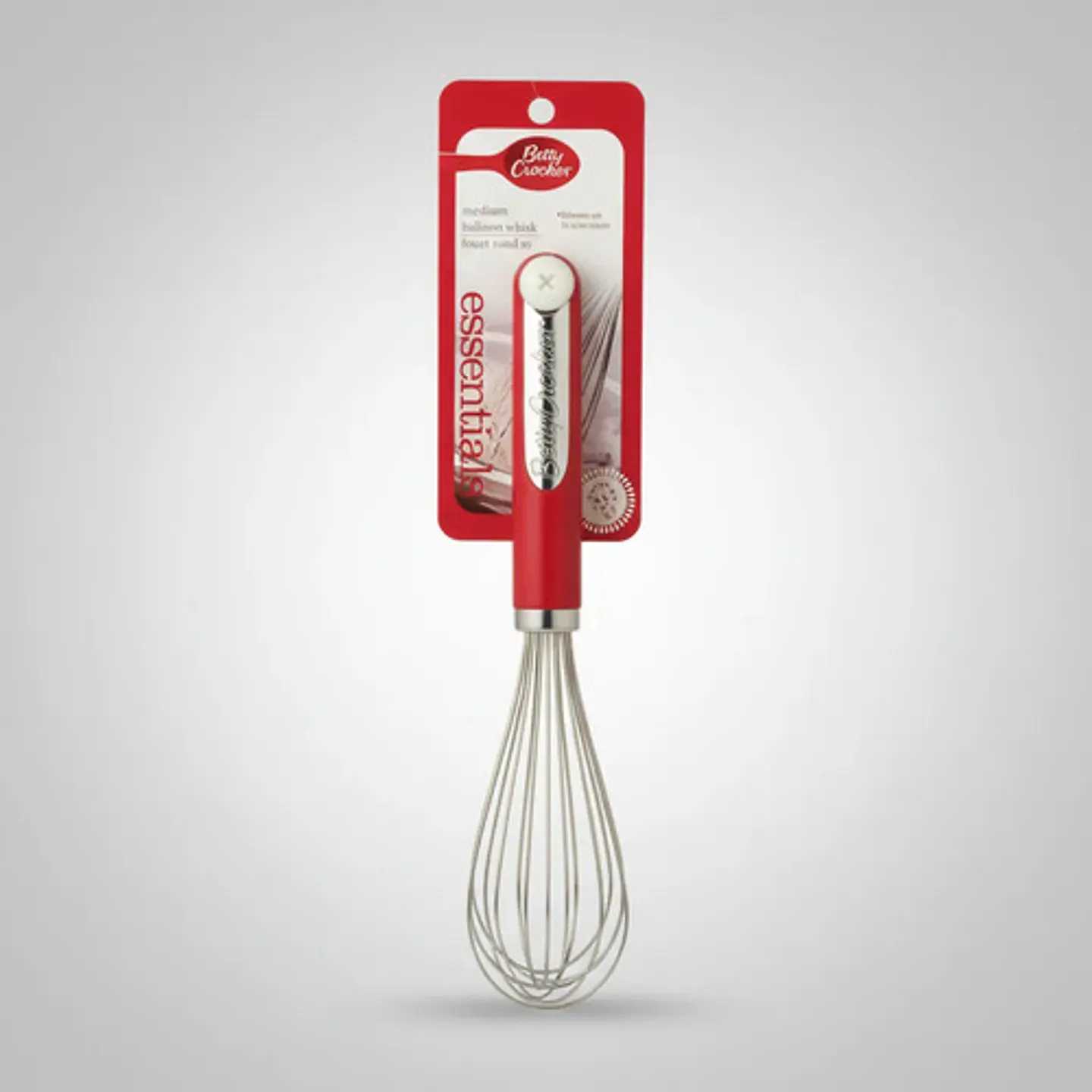 Batidor De Mano Tortas Batidor Globo Inoxidable Rojo 1
