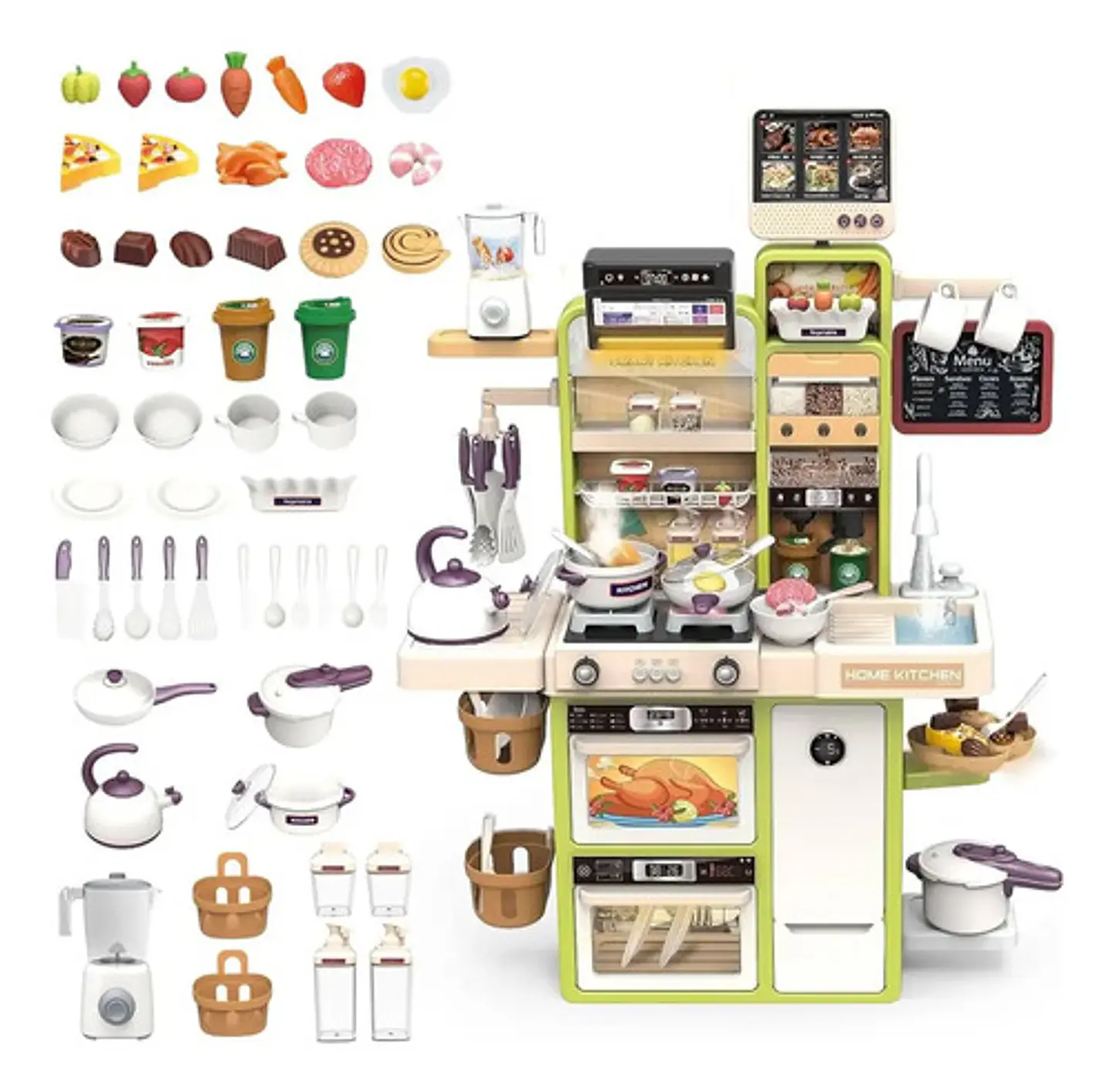 Cocina Inteligente 97cm Infantil Vapor Agua Electrodoméstico 1