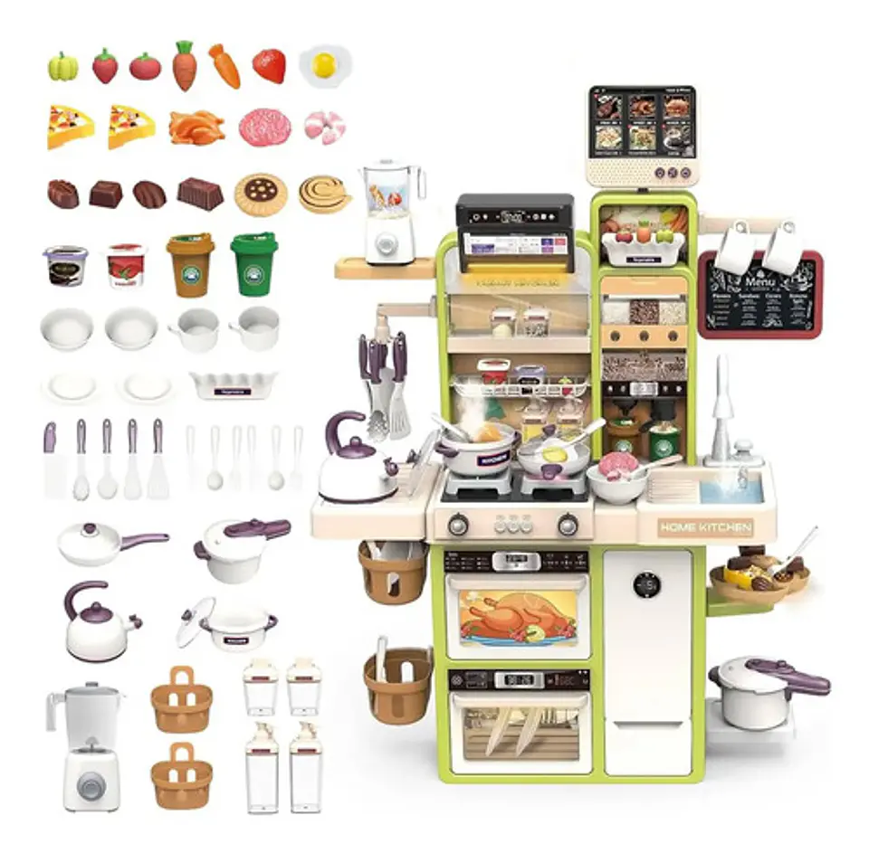 Cocina Inteligente 97cm Infantil Vapor Agua Electrodoméstico 1