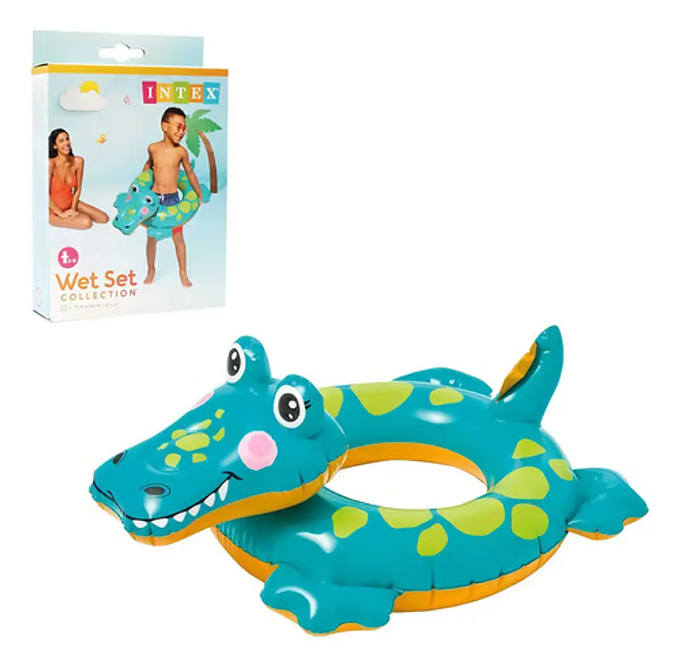 Flotador Bebes Salvavidas De Animales Para Piscina Intex Niñ Color Multicolor 7