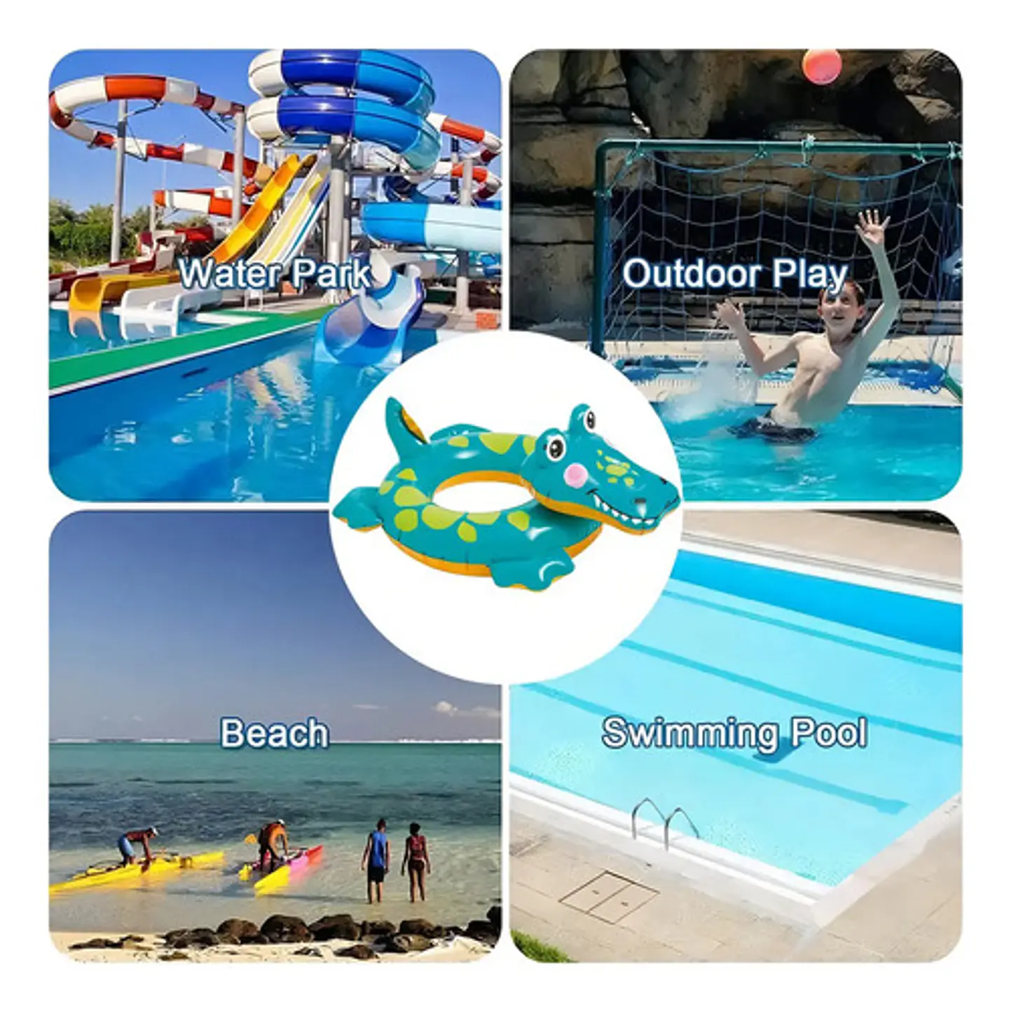 Flotador Bebes Salvavidas De Animales Para Piscina Intex Niñ Color Multicolor 8