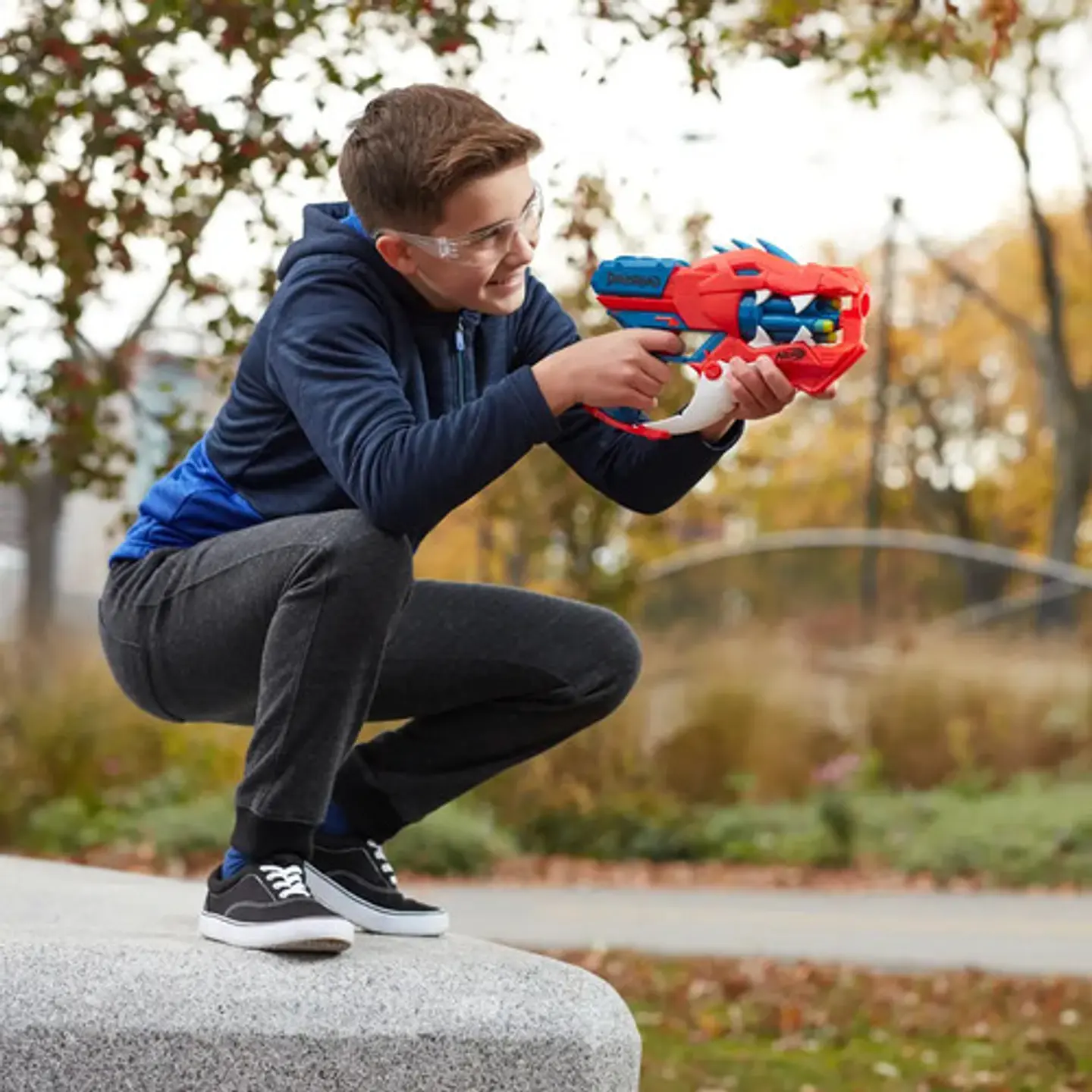 Lanzador Nerf Dinosquad Raptor Slash 6 Dardos Rojo 2