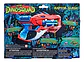 Lanzador Nerf Dinosquad Raptor Slash 6 Dardos Rojo - Miniatura 4