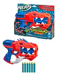 Lanzador Nerf Dinosquad Raptor Slash 6 Dardos Rojo - Miniatura 8