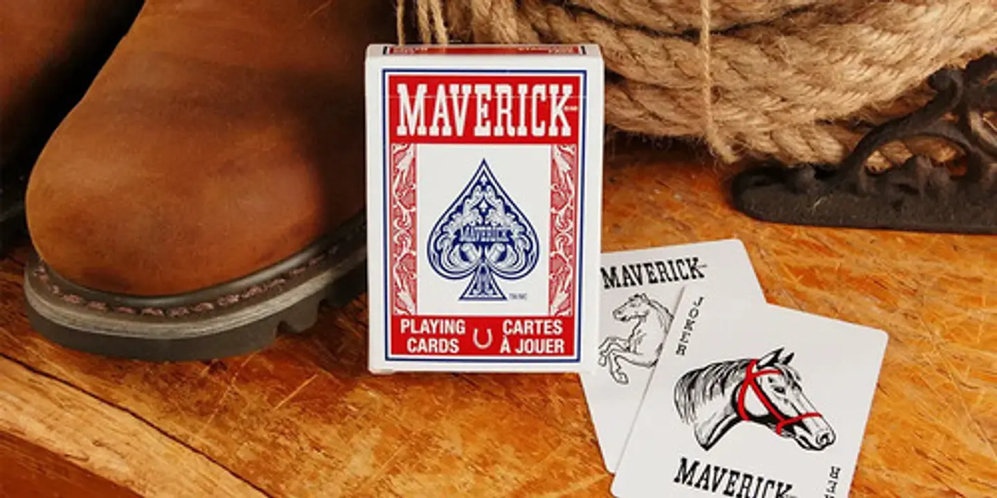 Baraja De Naipes Maverick Standard Tamaño Poker Original 4