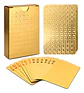 Mega Cartas Baraja De Poker Cartas Dorado D Lujo Ultra Fino - Miniatura 2