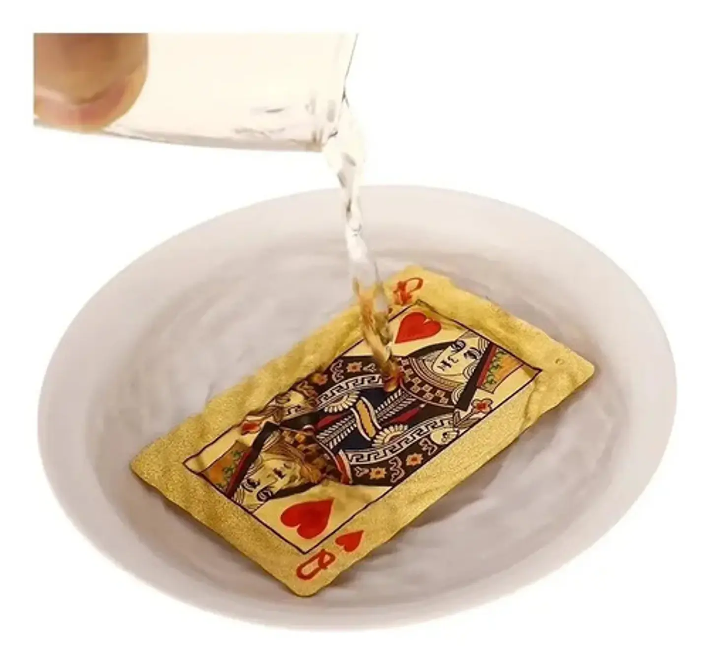 Mega Cartas Baraja De Poker Cartas Dorado D Lujo Ultra Fino 4