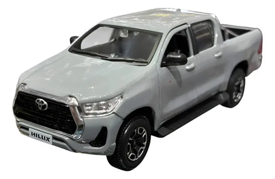 Toyota Hilux 1:27 Maisto Gris 1