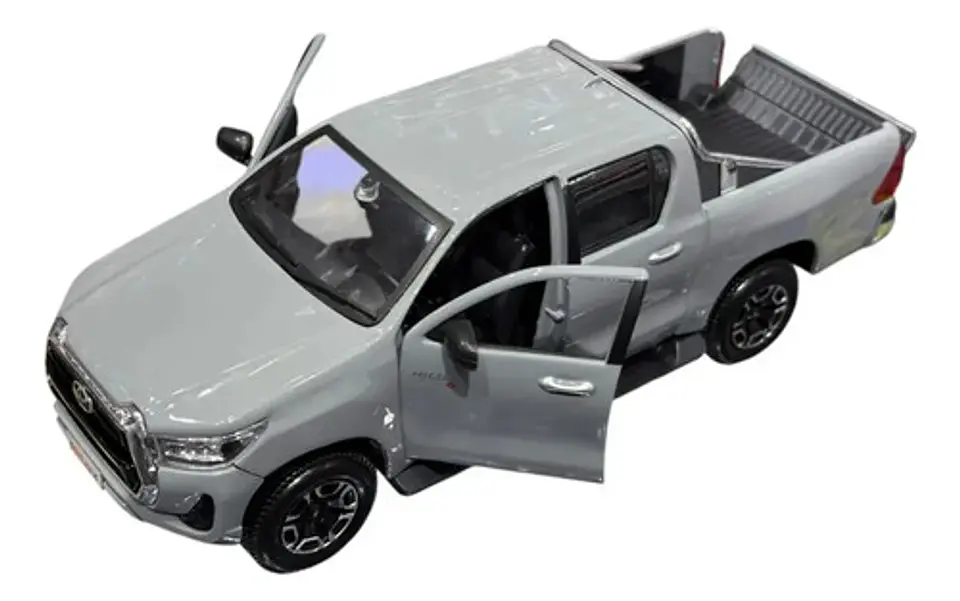 Toyota Hilux 1:27 Maisto Gris 3