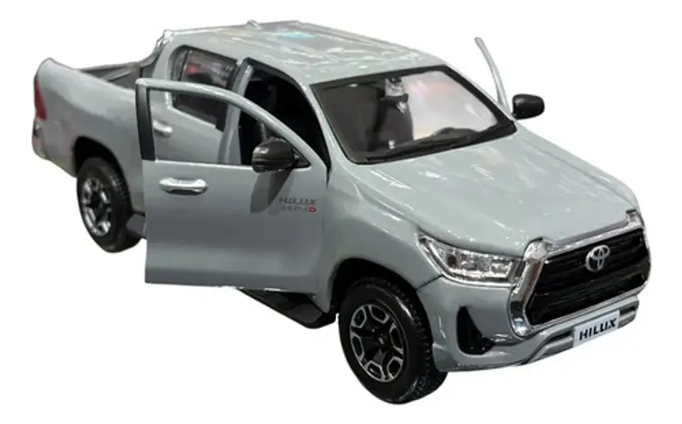 Toyota Hilux 1:27 Maisto Gris 5