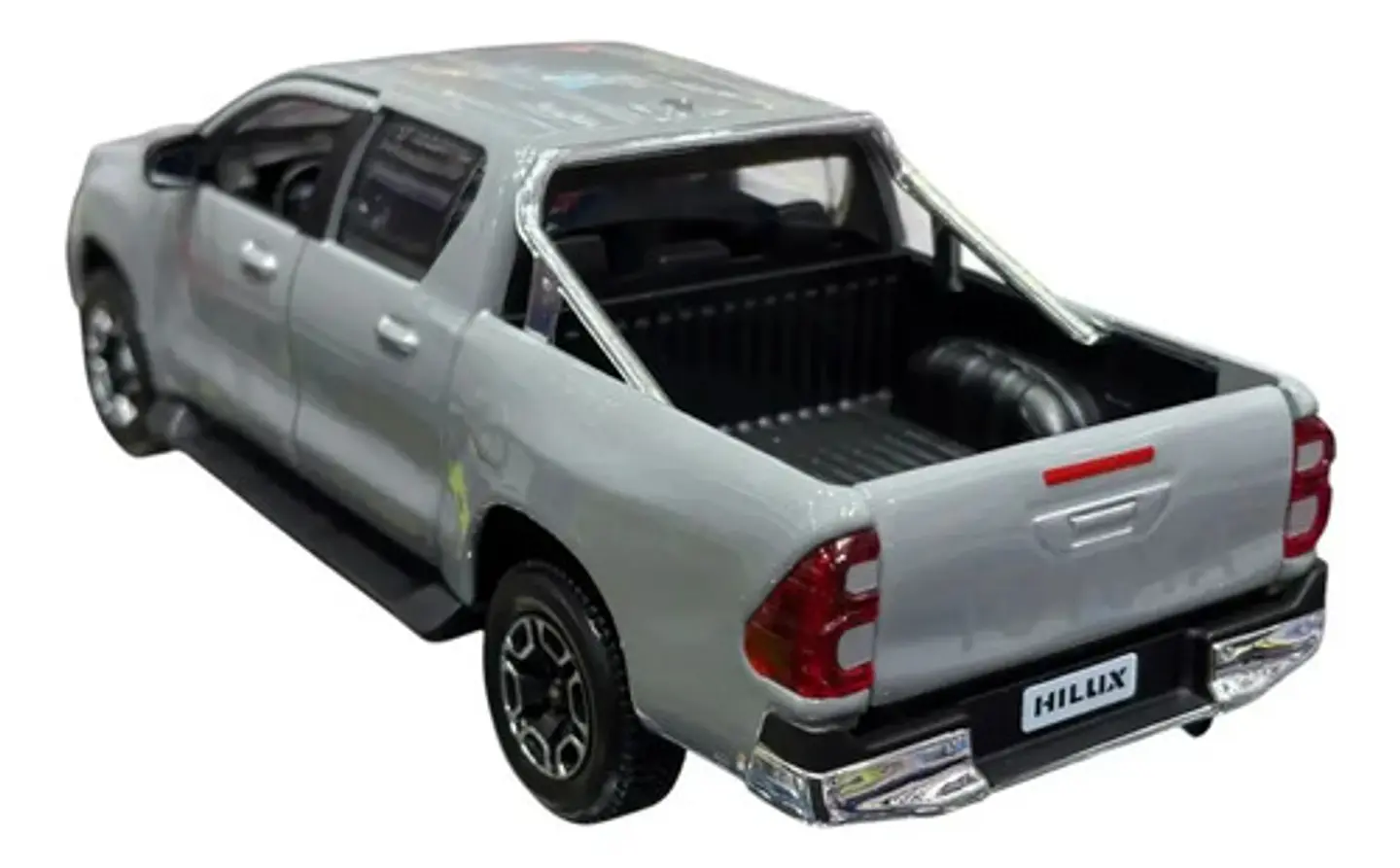 Toyota Hilux 1:27 Maisto Gris 6