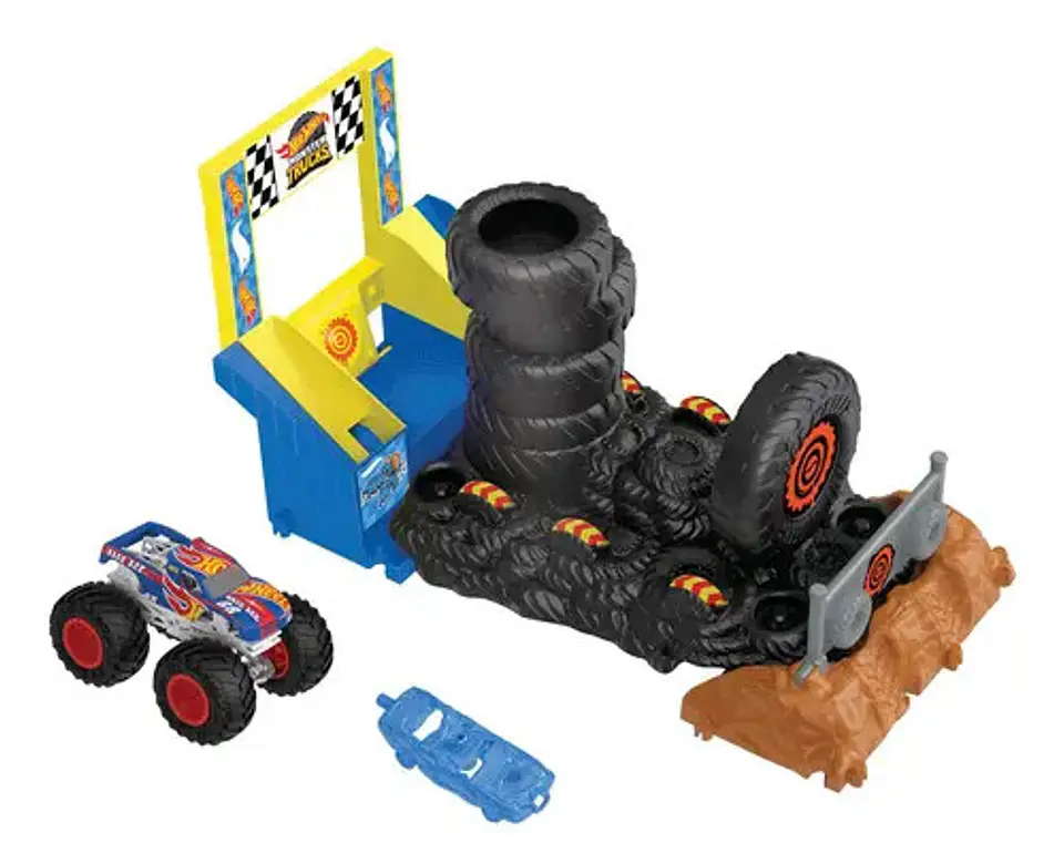 Hot Wheels Pista De Juguete Arena De Demolición Race Ace Col 1