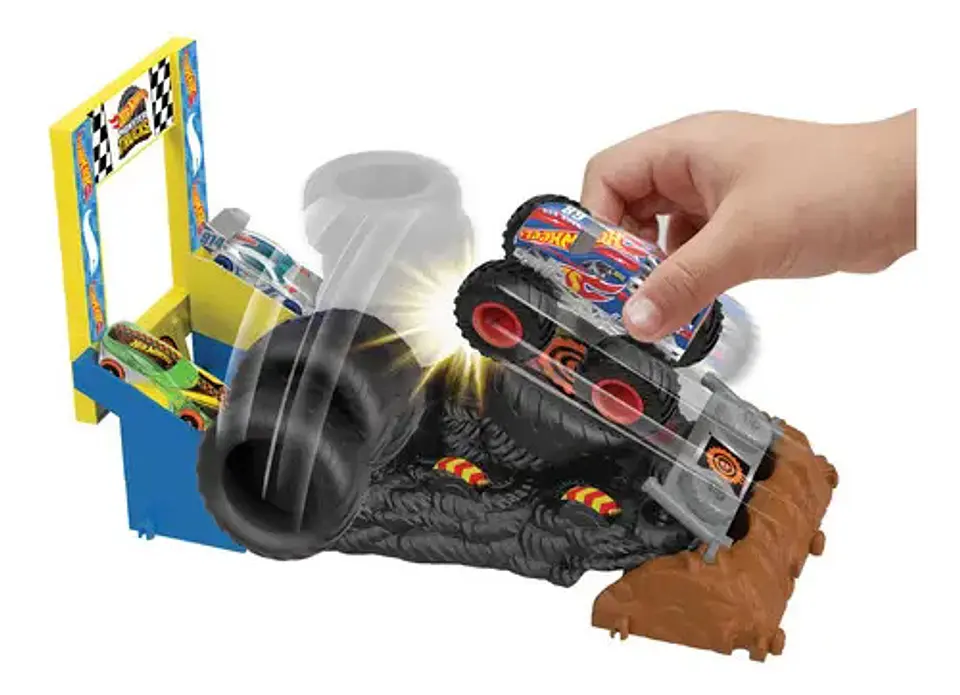 Hot Wheels Pista De Juguete Arena De Demolición Race Ace Col 2