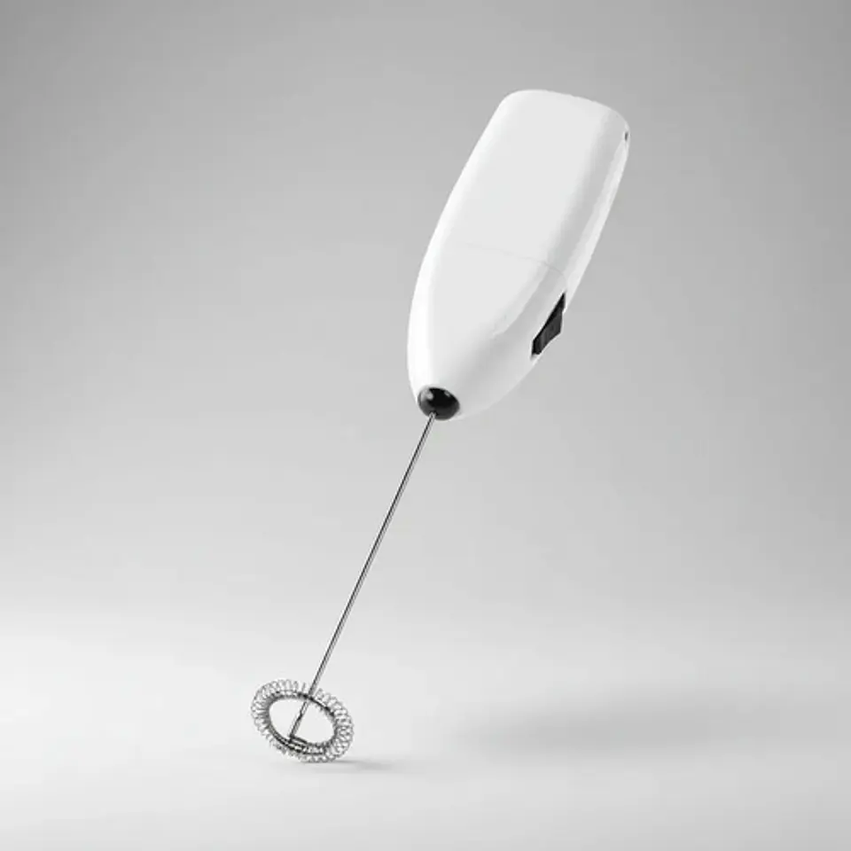 Batidor Mezclador Espumador De Leche Eléctrico De Mano 6