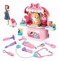 Maleta Maletin Ruedas Mascota Set Veterinaria Cuidado Gato - Miniatura 1