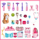 Maleta Maletin Ruedas Mascota Set Veterinaria Cuidado Gato - Miniatura 2