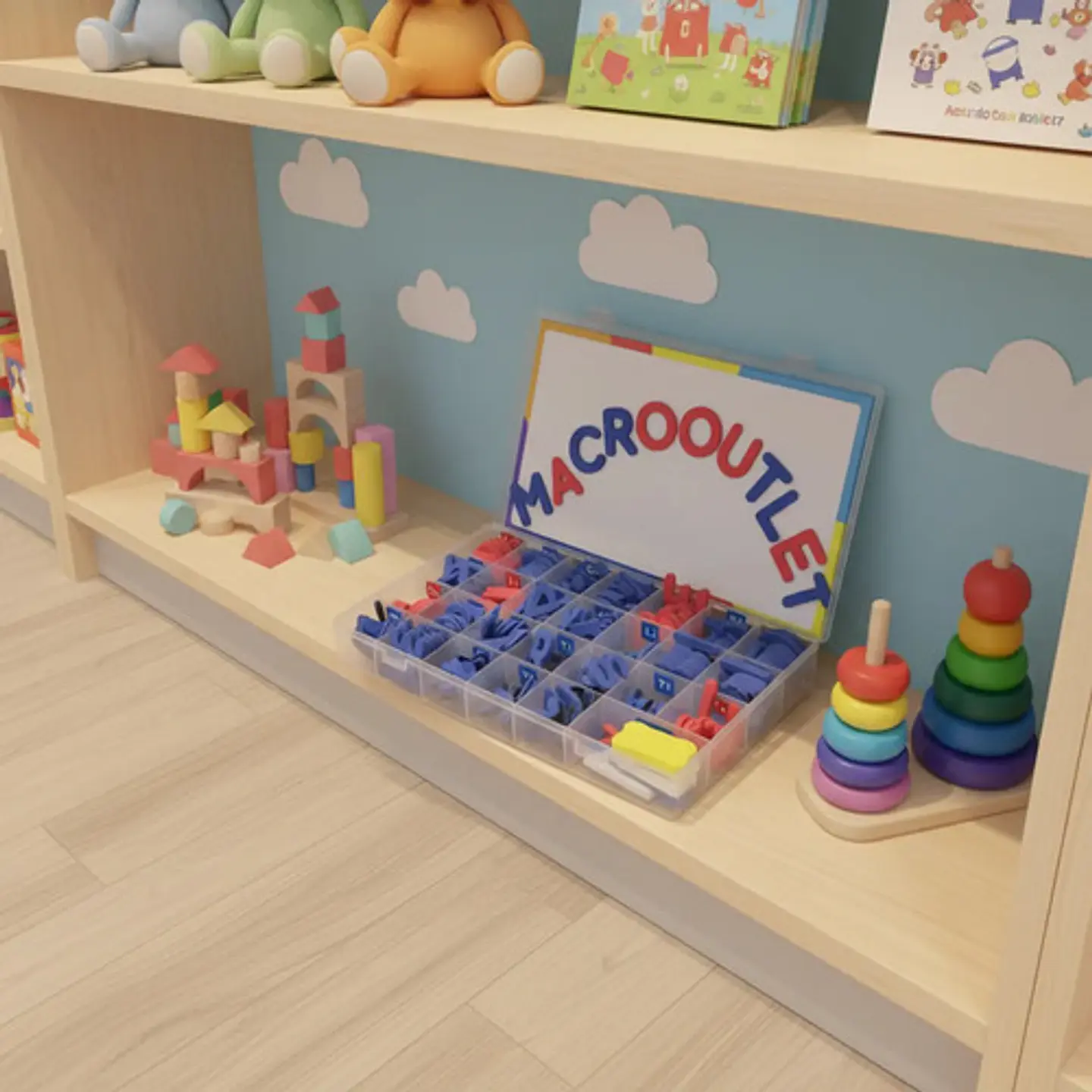 Juego Didáctico Letras Magnéticas De Foamy Abecedario Niños 3