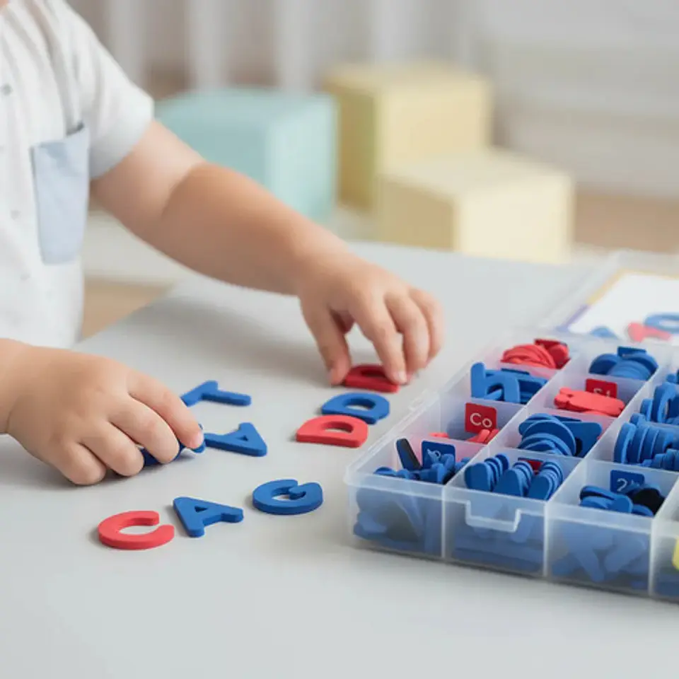 Juego Didáctico Letras Magnéticas De Foamy Abecedario Niños 5