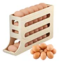 Soporte Para Huevos Dispensador Organizador Refrigerador - Miniatura 2