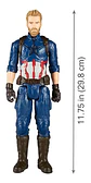 Figura de Acción Capitán América Titan Hero Series Marvel de 30 cm - Miniatura 5