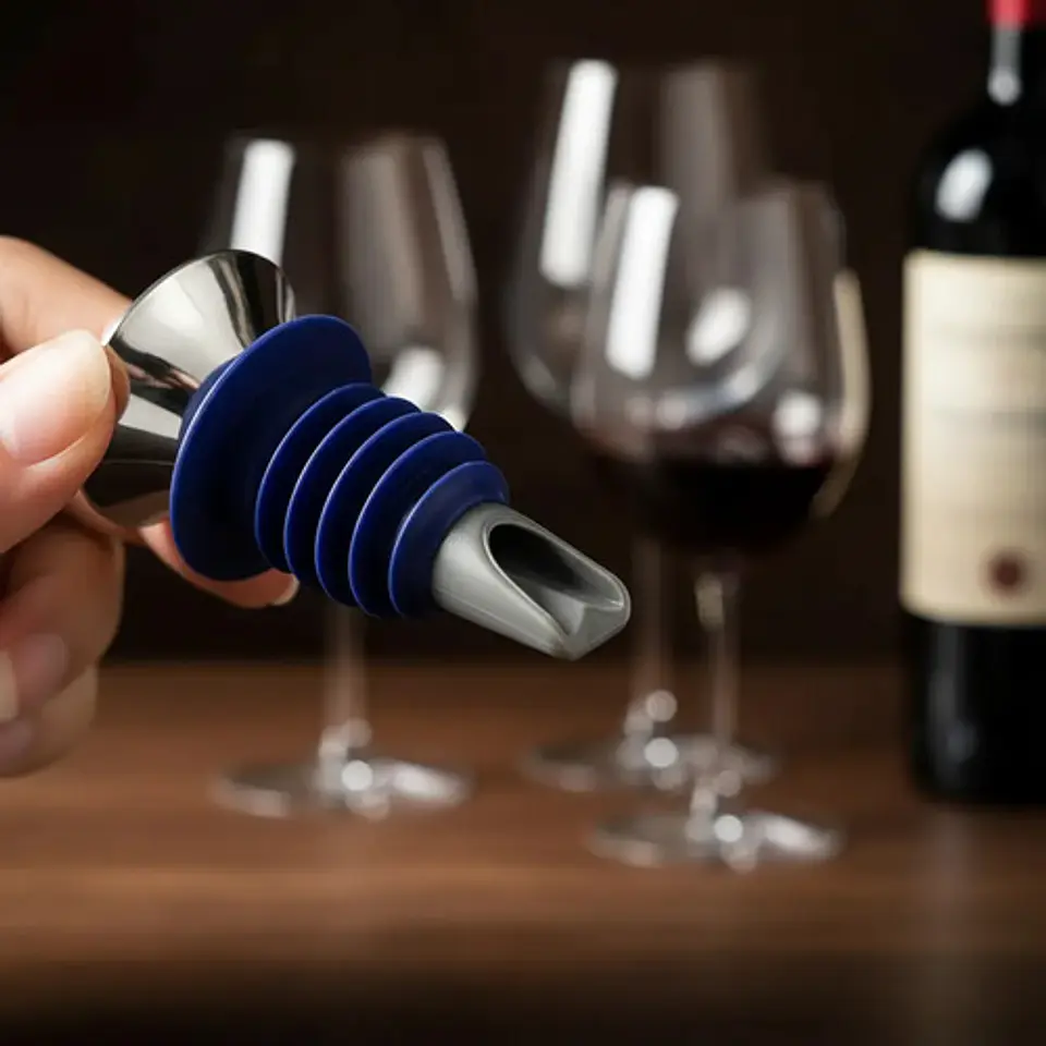 Set X2 Vertedor De Botellas Elegante Dosificador Antigoteo 6