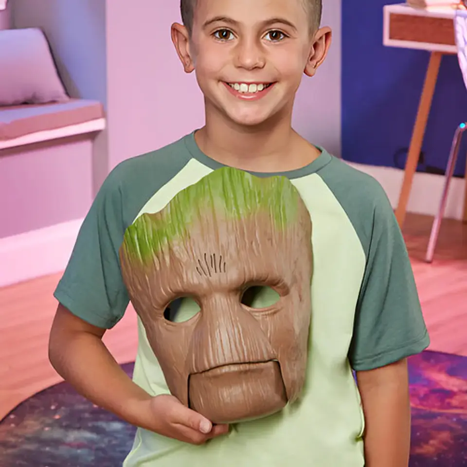 Máscara Electrónica Marvel Guardianes de la Galaxia de Groot con Sonido Hasbro 4