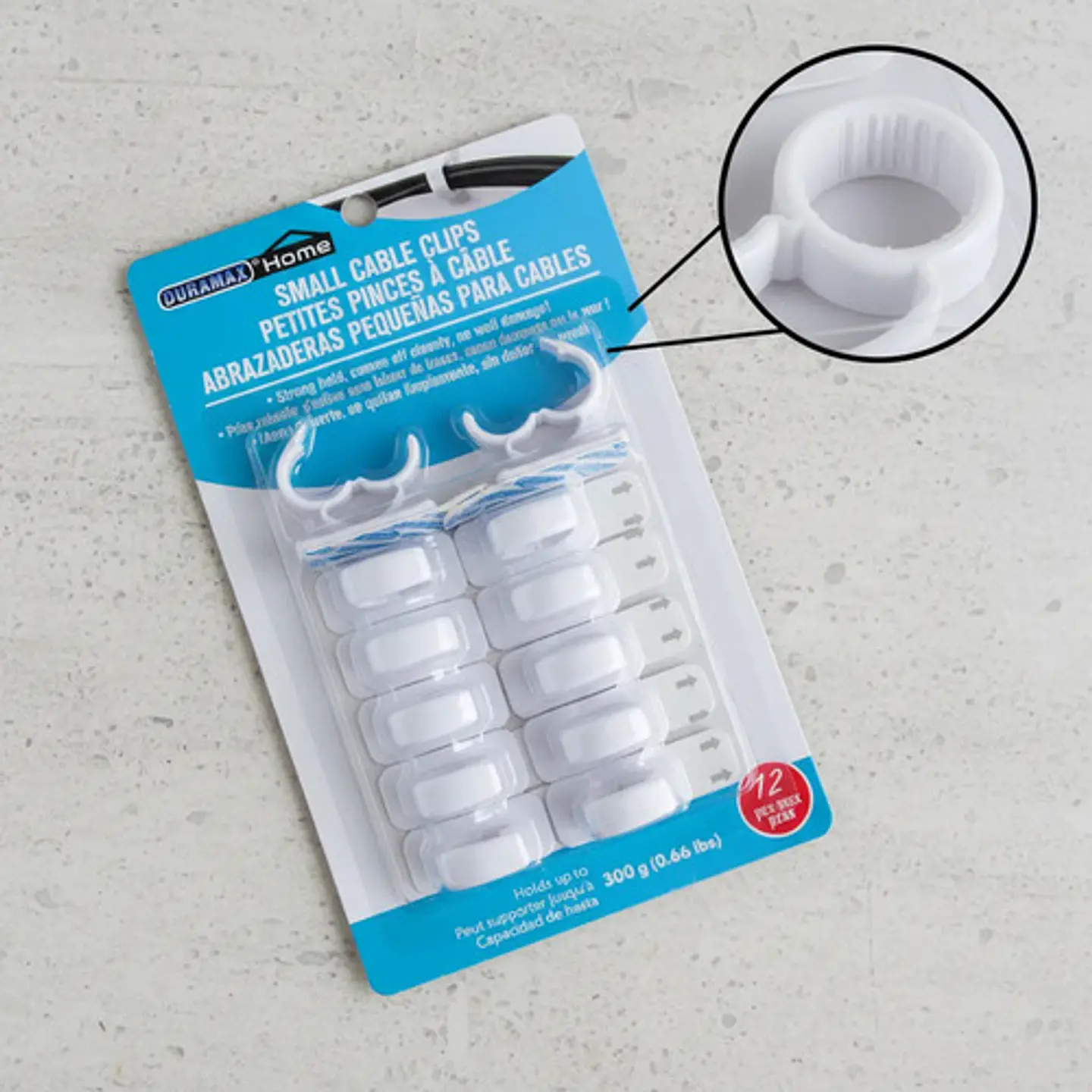 Abrazadera X12 Pequeña Organizador Para Cables Adhesivo 1