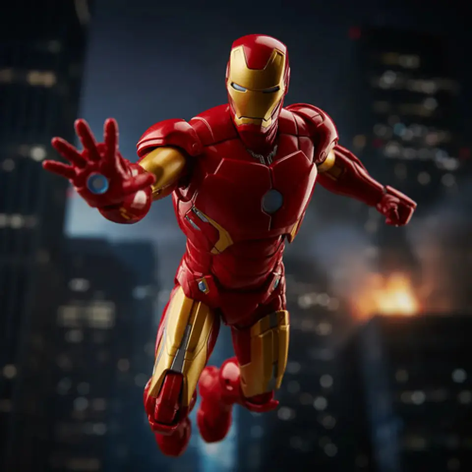 Figura De Acción Iron Man Avengers 30 Cm Articulada Titan 3
