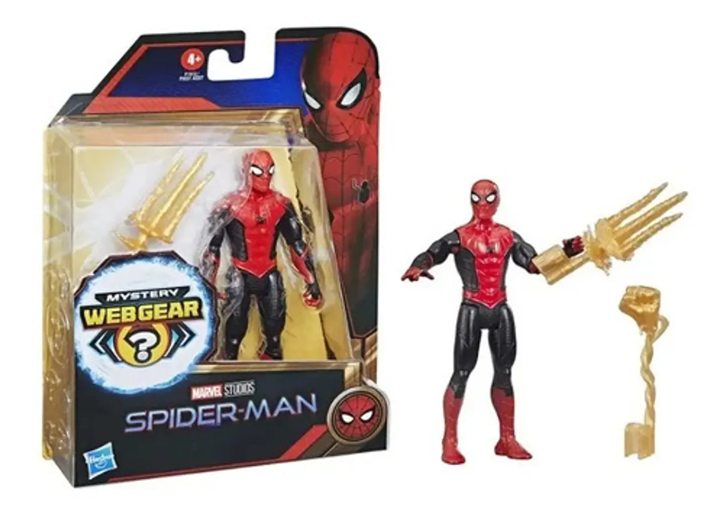 Spiderman No Way Home Red & Black Figura Mistery Web Gear 1