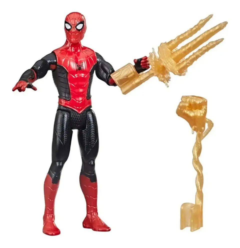 Spiderman No Way Home Red & Black Figura Mistery Web Gear 4