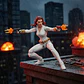Figura Accion Marvel Legends Viuda Negra Deroly Origin - Miniatura 1