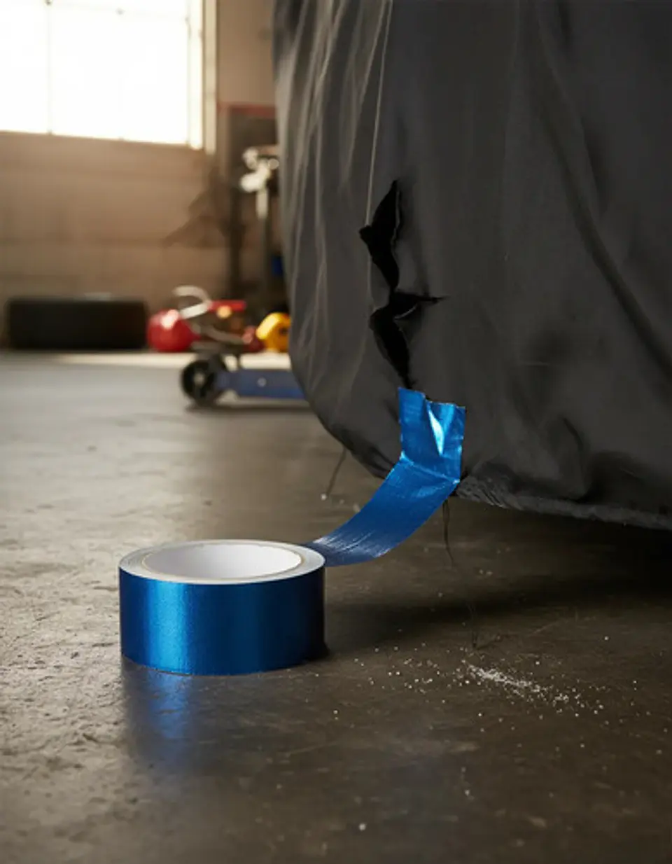 Cinta De Lona Reparadora Duramax Pro 5cm X 8m Resistente Uv 4