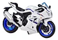 Suzuki Gsx-r1000 Modelo 1:12 Metal Moto Colección Color 1000r-blanco Suzuki Gsx-r1000 Metal Motocicleta Model Coleccionable 1:12 - Miniatura 1