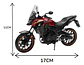 Motocicleta De Metal Honda Wing Cb400x Con Base Ww 2021 - Miniatura 5