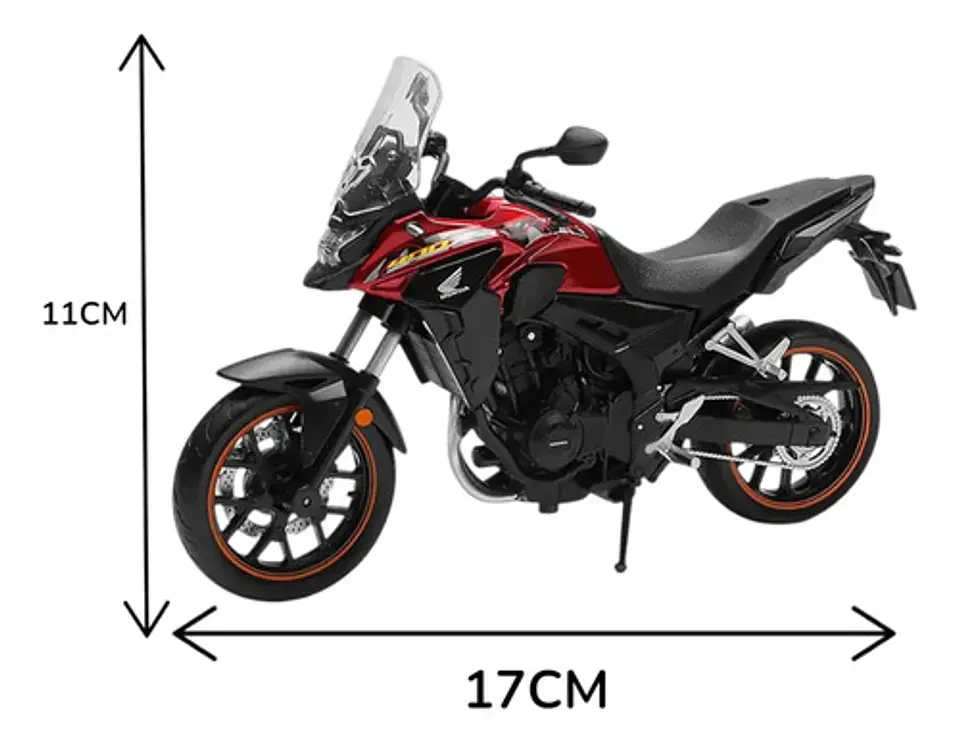 Motocicleta De Metal Honda Wing Cb400x Con Base Ww 2021 5