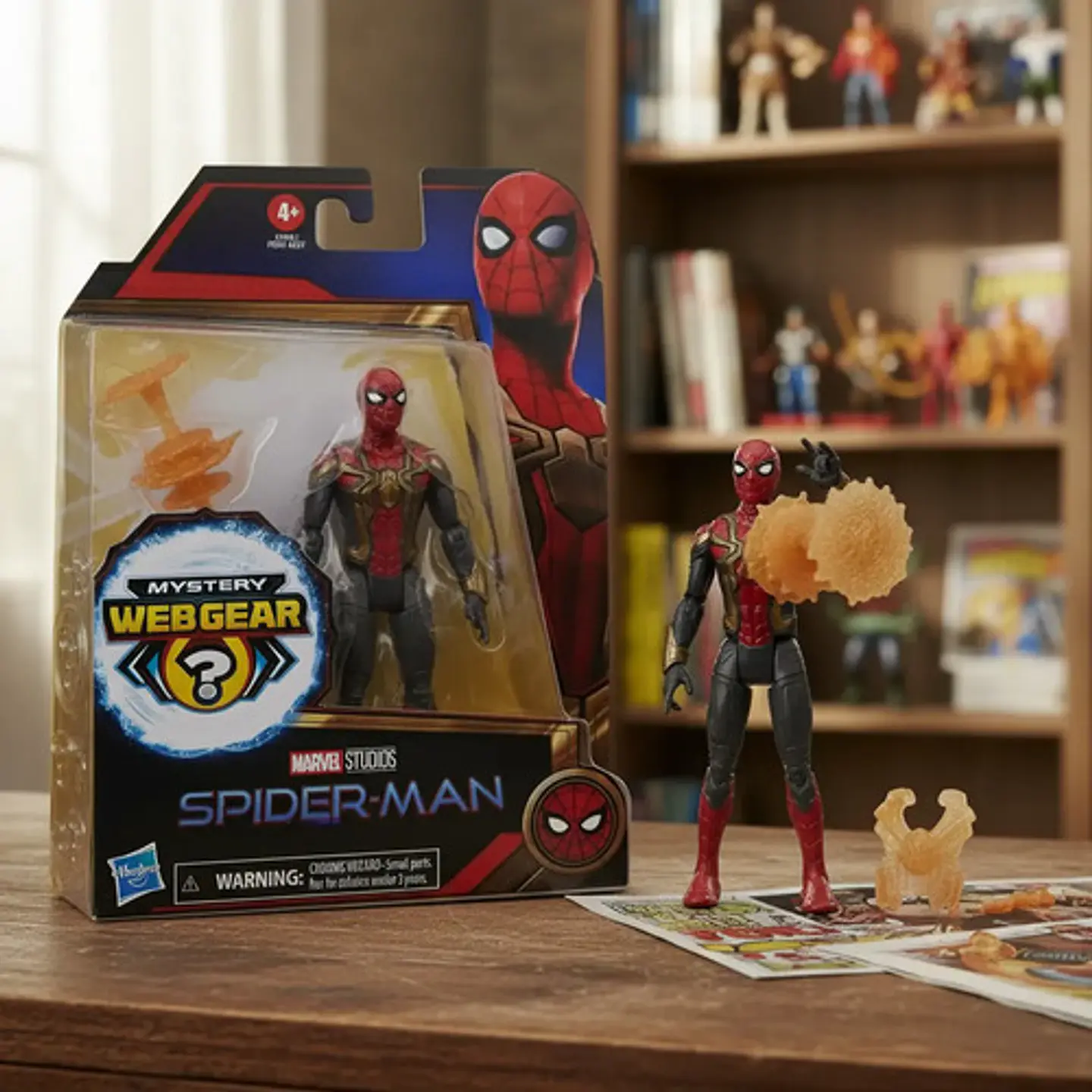 Figura De Acción Spider-man Mystery Web Gear Hasbro Marvel 4