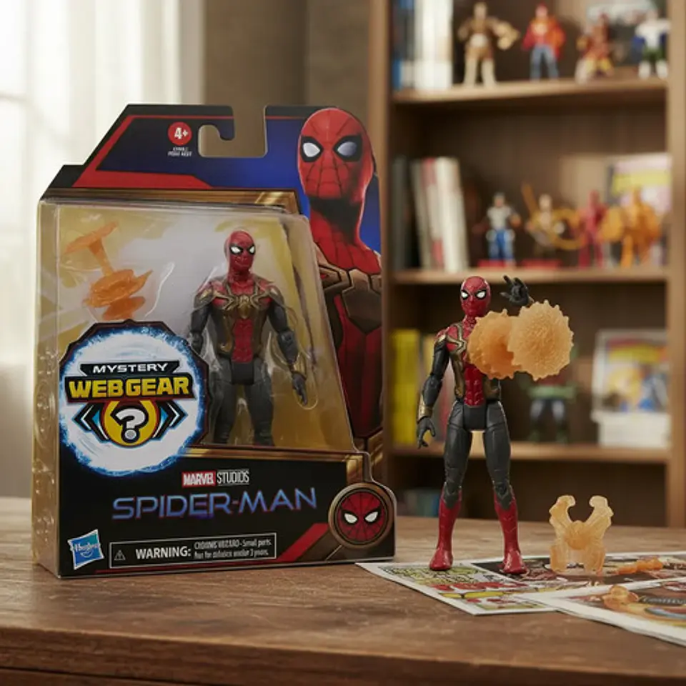 Figura De Acción Spider-man Mystery Web Gear Hasbro Marvel 4