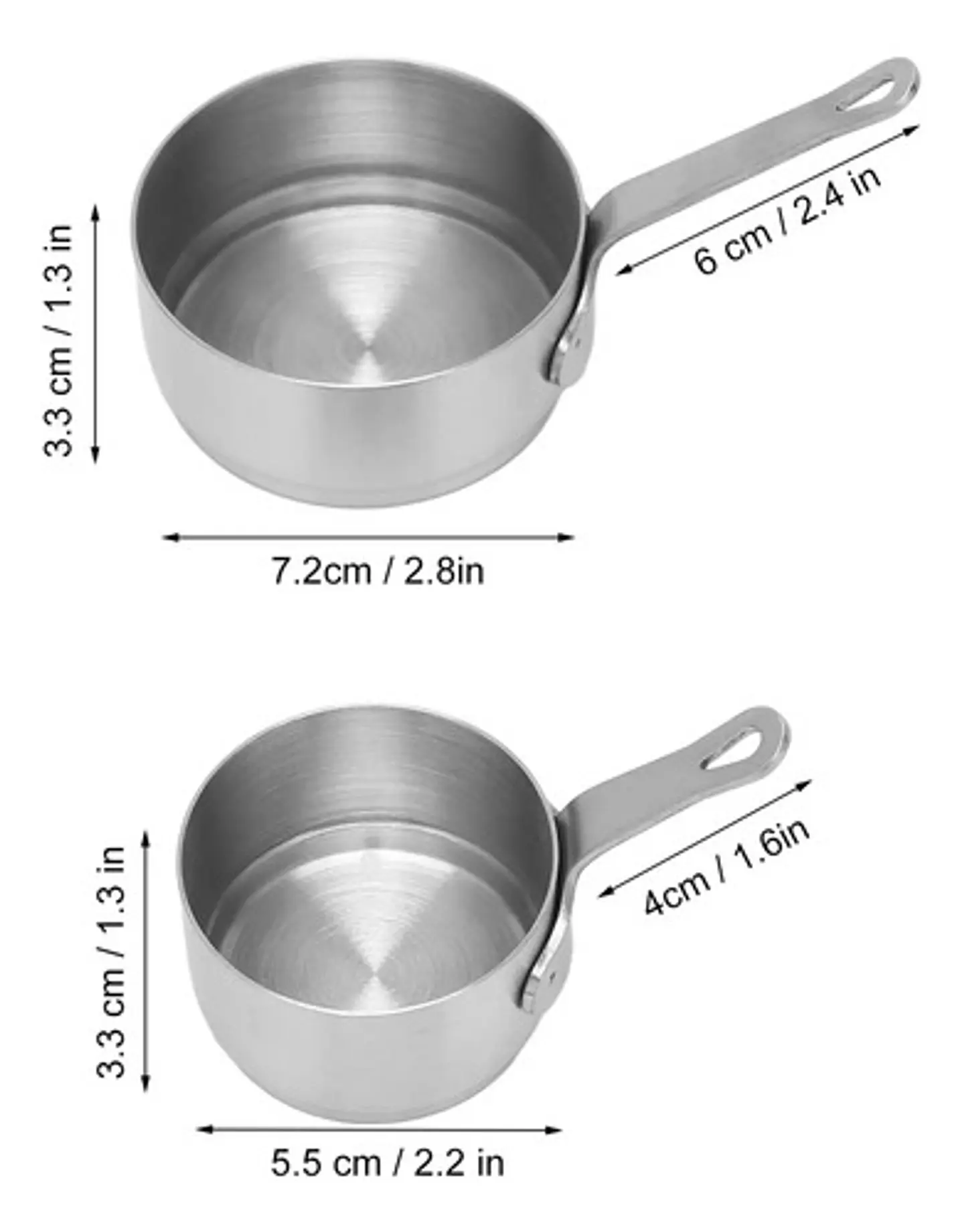 Mini Olla Medidora 60ml Salsera Para Papas Fritas Y Salsas 4