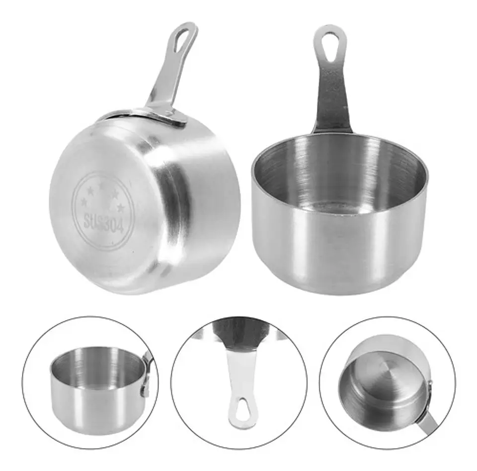 Mini Olla Medidora 60ml Salsera Para Papas Fritas Y Salsas 5
