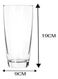 Vaso Doble Pared Borocilicato 650ml Para Agua Jugo O Bebidas Transparente - Miniatura 6