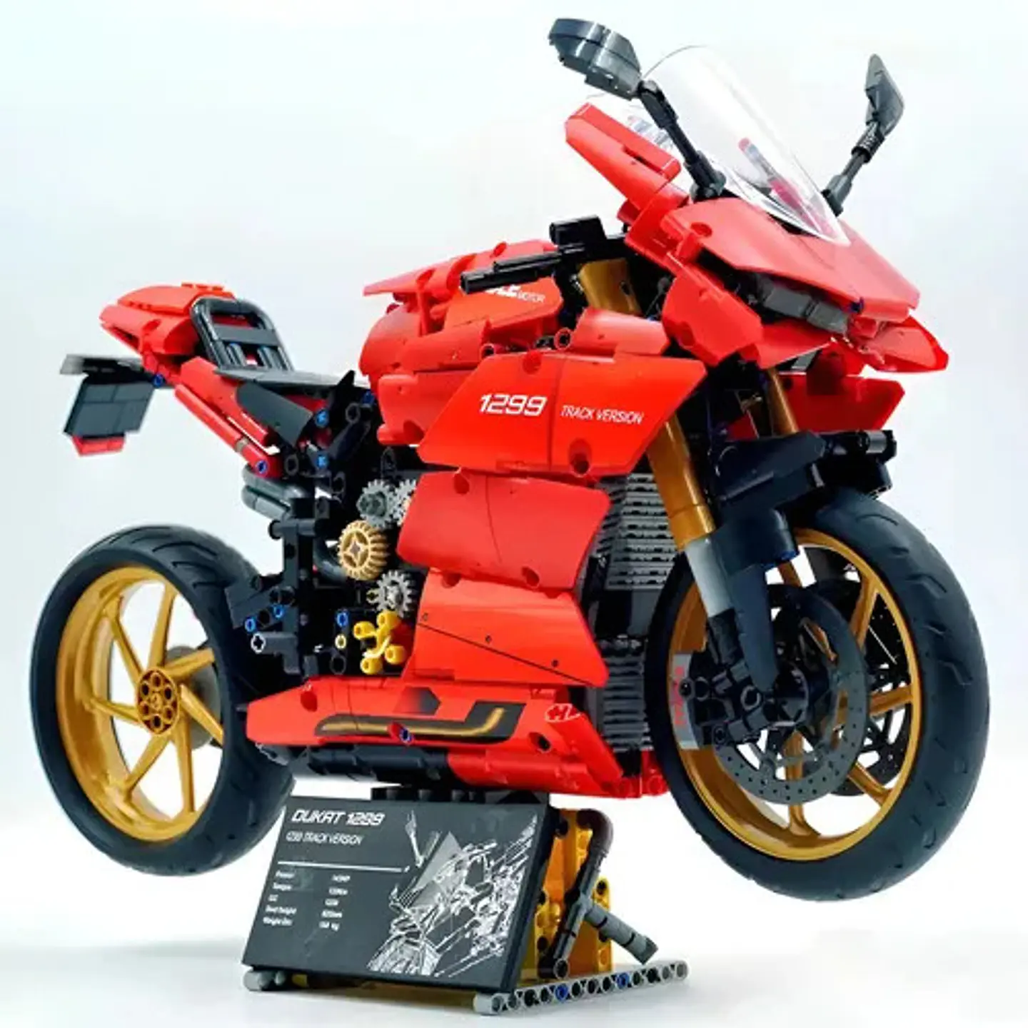 Moto Ducati Panigale 1299 Para Armar Con Bloques Technic 1