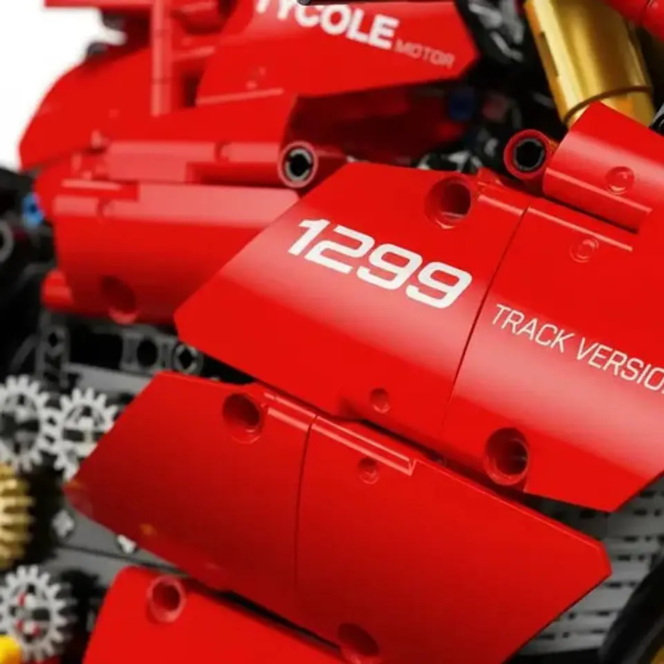 Moto Ducati Panigale 1299 Para Armar Con Bloques Technic 7
