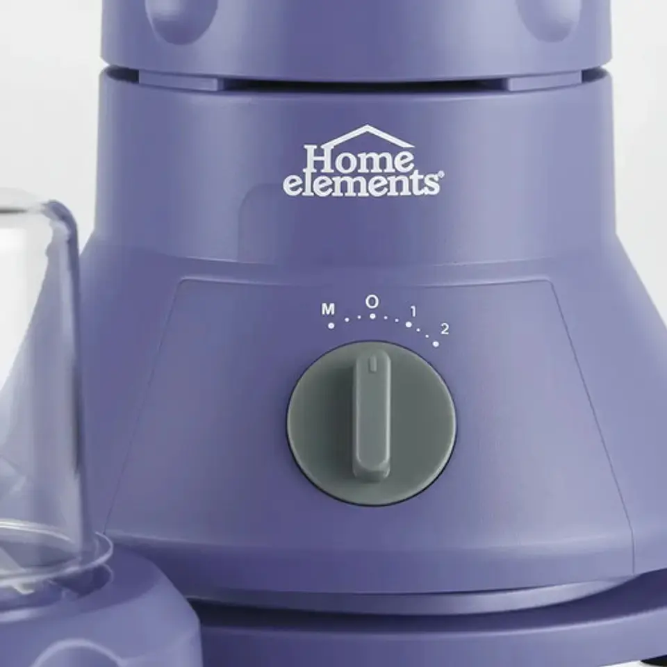 Licuadora Con Pica Todo 2 Velocidades + Pulso Home Elements Color Violeta 3